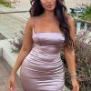 Fashion Nob Moment To Remember Mini Dress - Mauve Influencer Looks