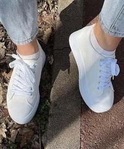 Fashion Nova Influencer Looks Oh So Darling Sneakers - White