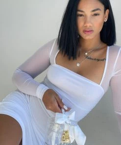 Mysite Oh So Fresh Mini Dress - White New Today