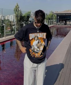 Mysite New Today Outkast Ms Jackson Short Sleeve Tee - Black