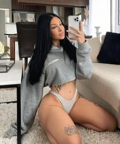 Mysite Teddies & Babydolls Perfect Fit Cotton Thong Panty - Grey