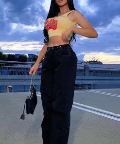 Fashion Nova Influencer Looks Pleats To Meet You Wide Leg Jeans - Black