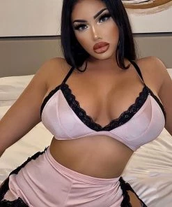 Fashion Nob Sleeping Beauty 3 Piece PJ Set - Blush/combo