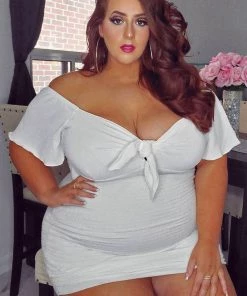 Mysite NEW IN Smocked And Tight Mini Dress - White 15 Mysite NEW IN Smocked And Tight Mini Dress - White