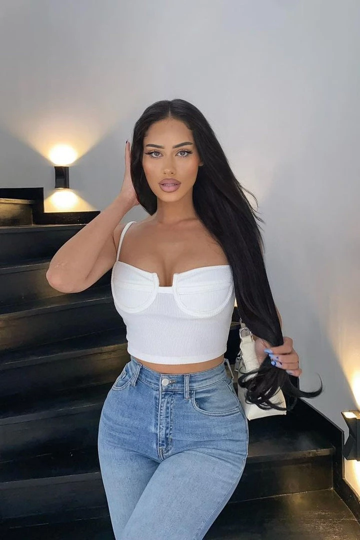 Fashion Nova Sorry Don't Need You Cropped Top - White Influencer Looks 1 Fashion Nova Sorry Don't Need You Cropped Top - White Influencer Looks