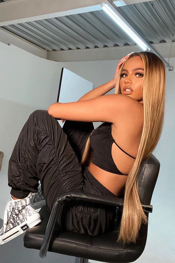 Fashion Nova Influencer Looks Sporty Girl Ruched Jogger Pant - Black 4 Fashion Nova Influencer Looks Sporty Girl Ruched Jogger Pant - Black