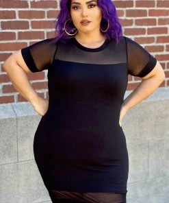 Fashion Nova Influencer Looks Thinking Of You Dress - Black