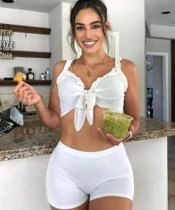 Mysite Uncomplicated Seamless Shorts - White New Today