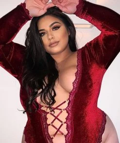 Fashion Nova Teddies & Babydolls Wine By The Fireplace Long Sleeve Velvet Teddy - Wine 9 Fashion Nova Teddies & Babydolls Wine By The Fireplace Long Sleeve Velvet Teddy - Wine