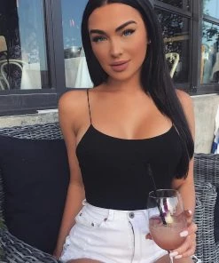 Fashion Nova KiKi Cropped Top - Black Best Sellers